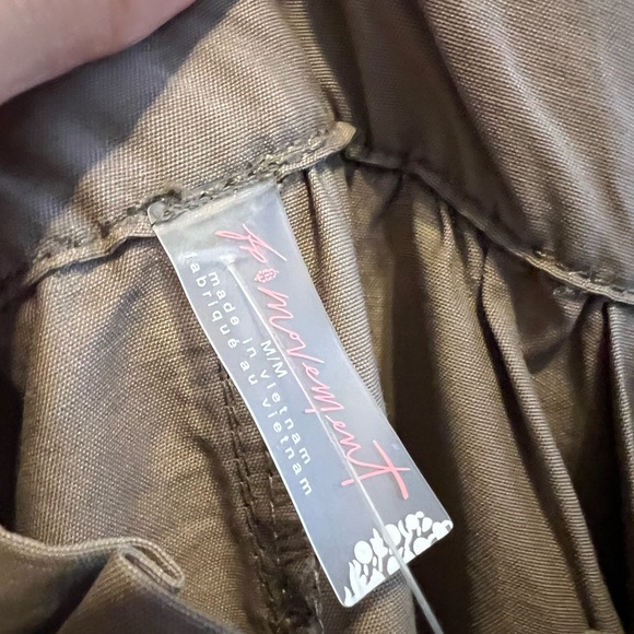 FP Movement by Free People Khaki and Brown Wide-Leg Pants - Picture 9 of 10